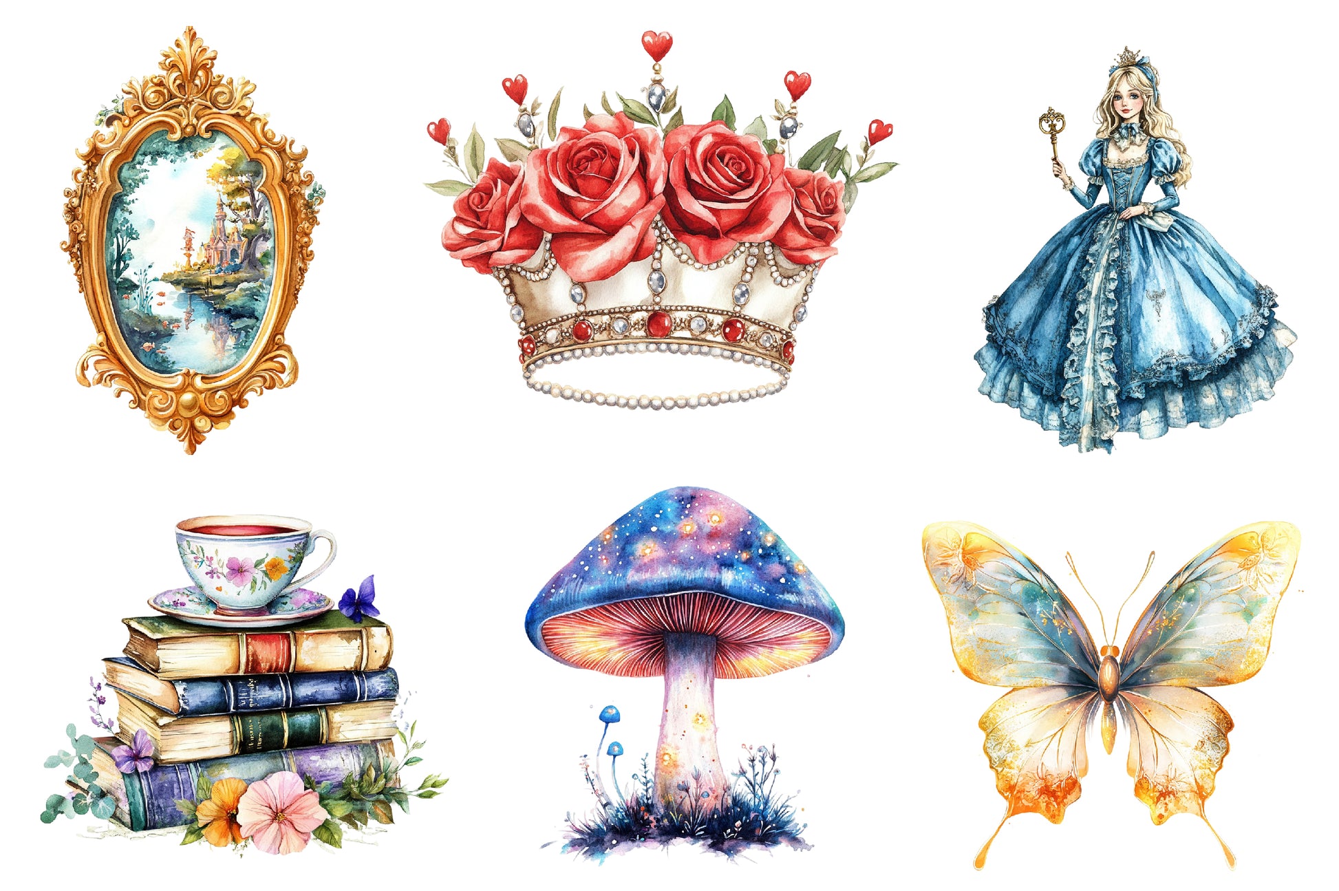 Vintage Alice In Wonderland Clipart Bundle - CraftNest - Digital Crafting and Art