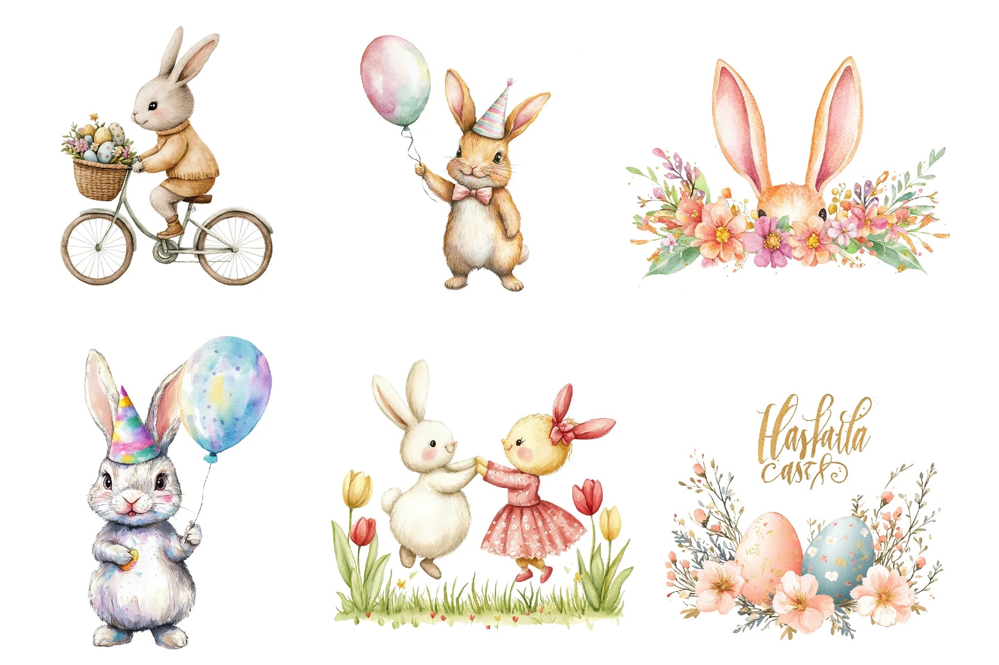 Easter Party Clipart Bundle - CraftNest - Digital Crafting and Art