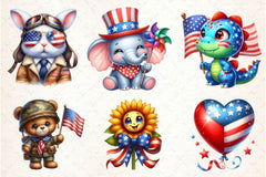 Memorial Day Clipart Bundle - CraftNest - Digital Crafting and Art