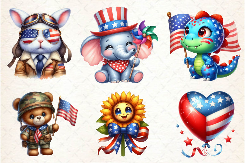 Memorial Day Clipart Bundle - CraftNest - Digital Crafting and Art