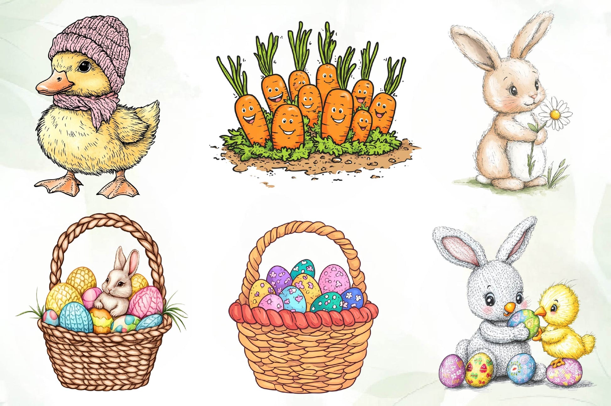 Crochet Easter Clipart Bundle - CraftNest - Digital Crafting and Art