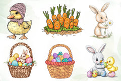 Crochet Easter Clipart Bundle - CraftNest - Digital Crafting and Art