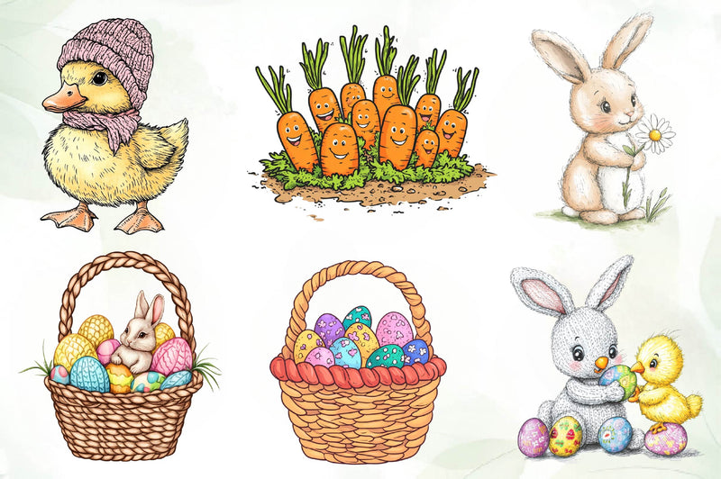 Crochet Easter Clipart Bundle - CraftNest - Digital Crafting and Art