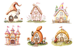 Easter Gnome Gingerbread House Clipart Bundle - CraftNest - Digital Crafting and Art