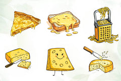 Cheese Clipart Bundle - CraftNest - Digital Crafting and Art