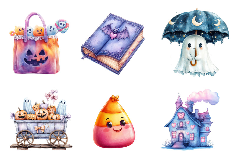 Coquette Halloween Clipart Bundle - CraftNest - Digital Crafting and Art