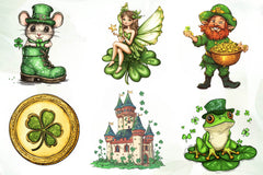 St Patricks Day Clipart Bundle 3 - CraftNest - Digital Crafting and Art