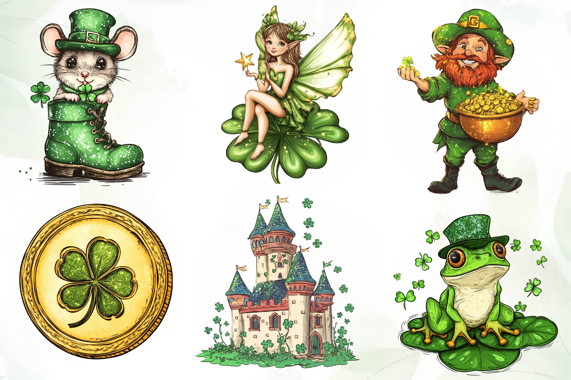 St Patricks Day Clipart Bundle 3 - CraftNest - Digital Crafting and Art