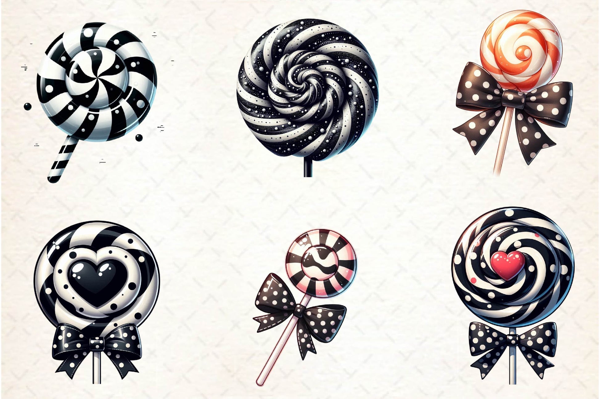 Valentine Lollipops Clipart Bundle - CraftNest - Digital Crafting and Art