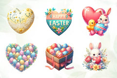 Easter Hearts Clipart Bundle - CraftNest - Digital Crafting and Art