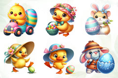 Easter Funny Clipart Bundle - CraftNest - Digital Crafting and Art