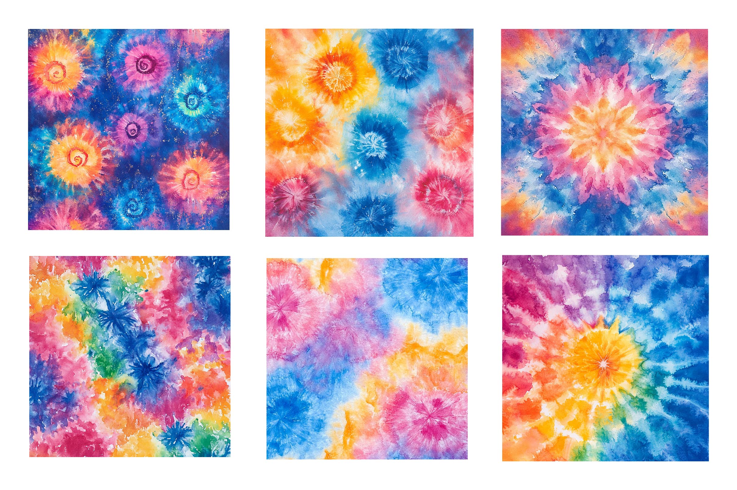 Tie Dye Pattern Clipart Bundle - CraftNest - Digital Crafting and Art