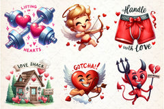 Funny Sexy Valentine Clipart Bundle - CraftNest - Digital Crafting and Art