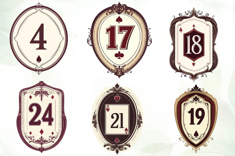 Vintage Christmas Advent Calendar Clipart Bundle - CraftNest - Digital Crafting and Art