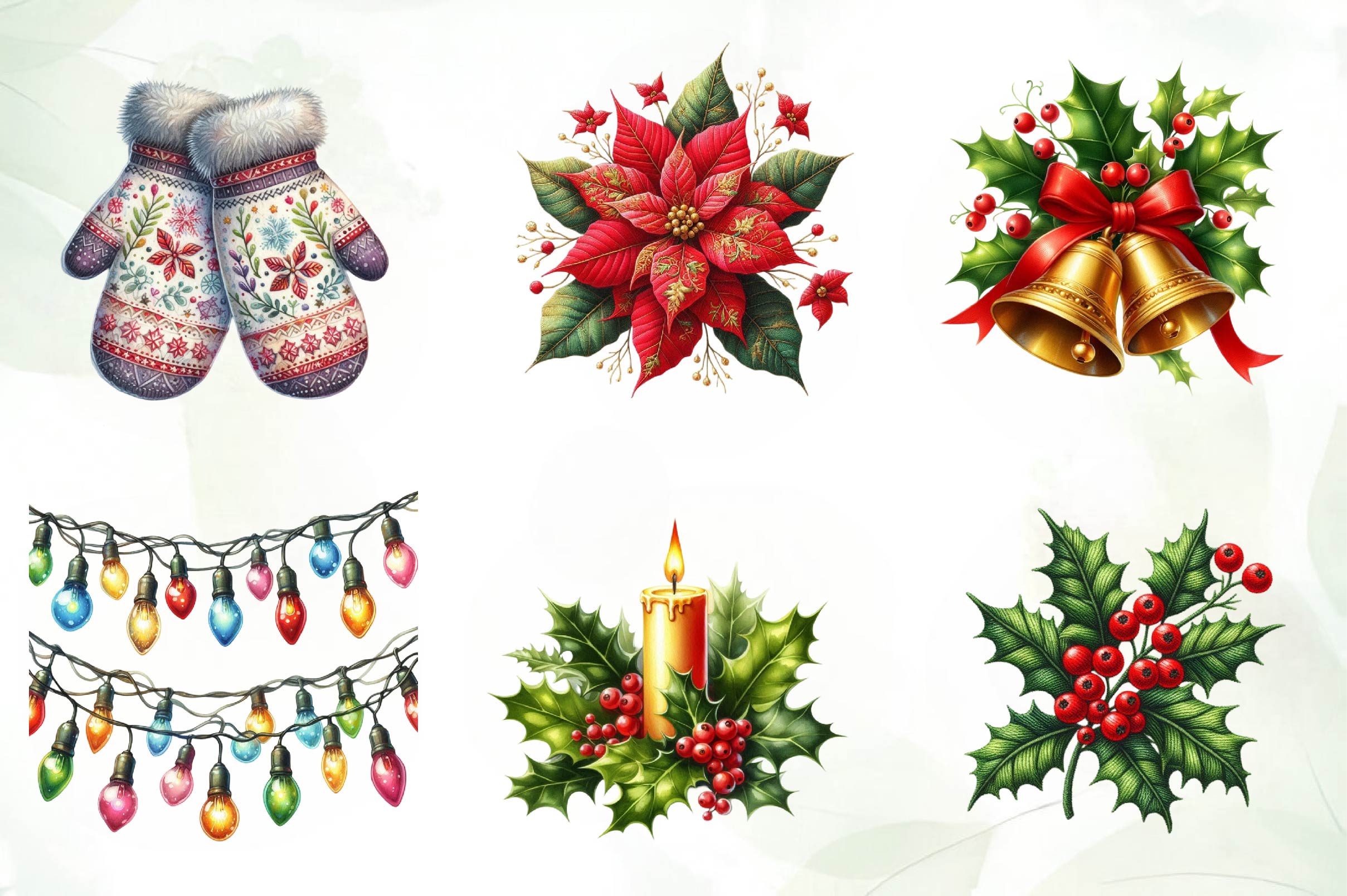 Winter Wonderland Holiday Clipart Bundle - CraftNest - Digital Crafting and Art