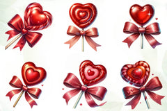 Valentine's Lollipop Clipart Bundle - CraftNest - Digital Crafting and Art