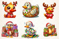 Funny Christmas Duck Clipart Bundle - CraftNest - Digital Crafting and Art
