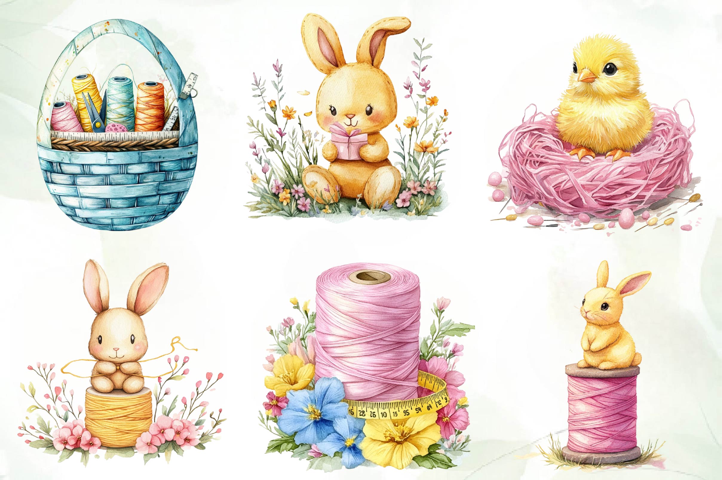 Easter Sewing Clipart Bundle - CraftNest - Digital Crafting and Art