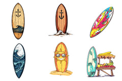 Summer Surfboard Clipart Bundle 1 - CraftNest - Digital Crafting and Art
