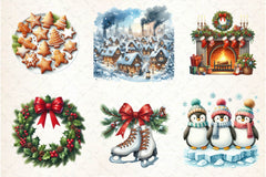 Winter Holiday Clipart Bundle 1 - CraftNest - Digital Crafting and Art