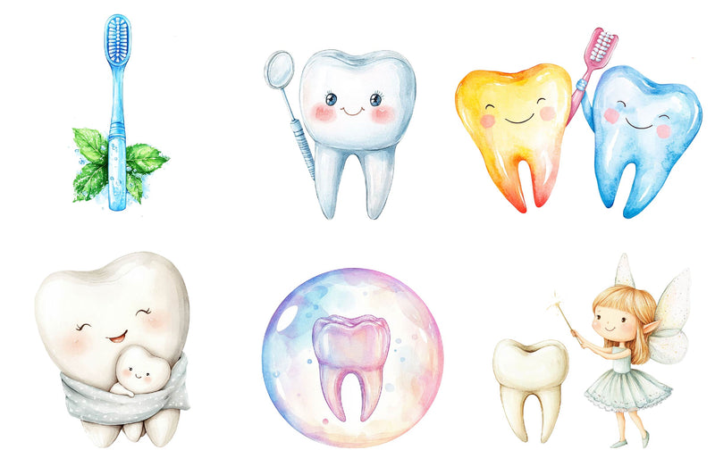 Dentist Tooth Clipart Bundle - CraftNest - Digital Crafting and Art