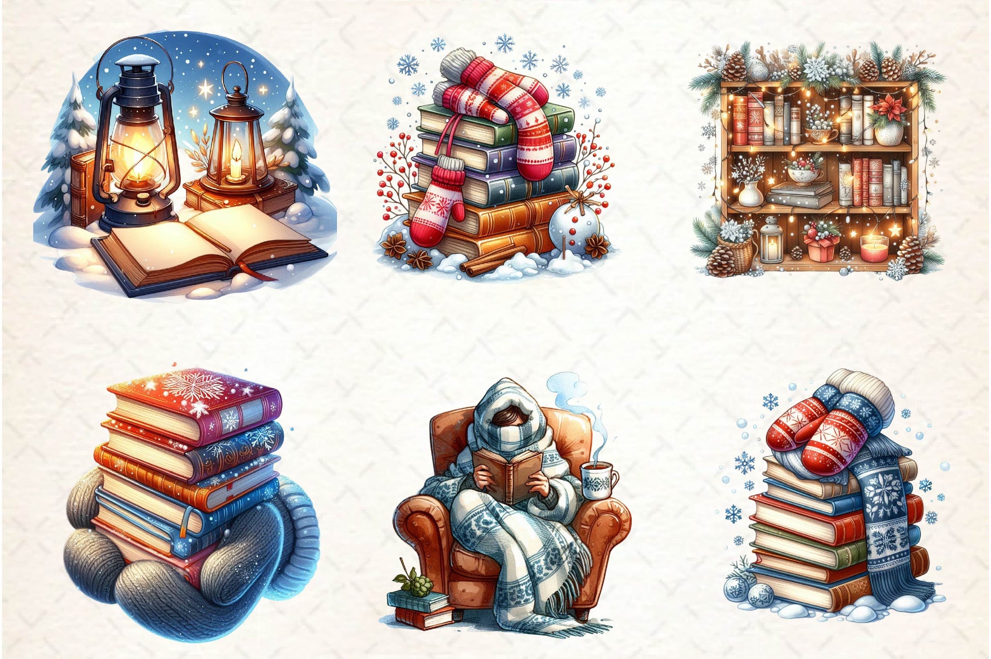 Chilly Reading Day Clipart Bundle - CraftNest - Digital Crafting and Art