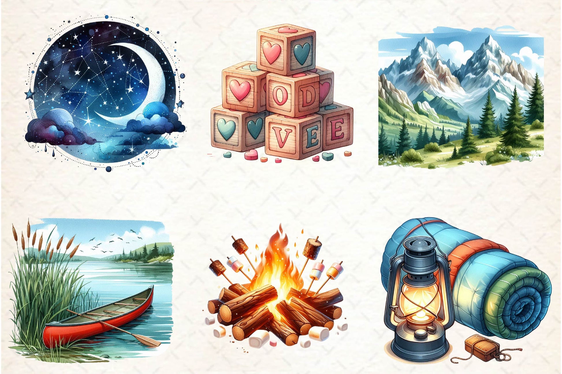 Outdoor Adventure Clipart Bundle - CraftNest - Digital Crafting and Art