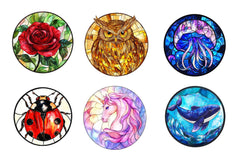 Stained Glass Clipart Bundle - CraftNest - Digital Crafting and Art