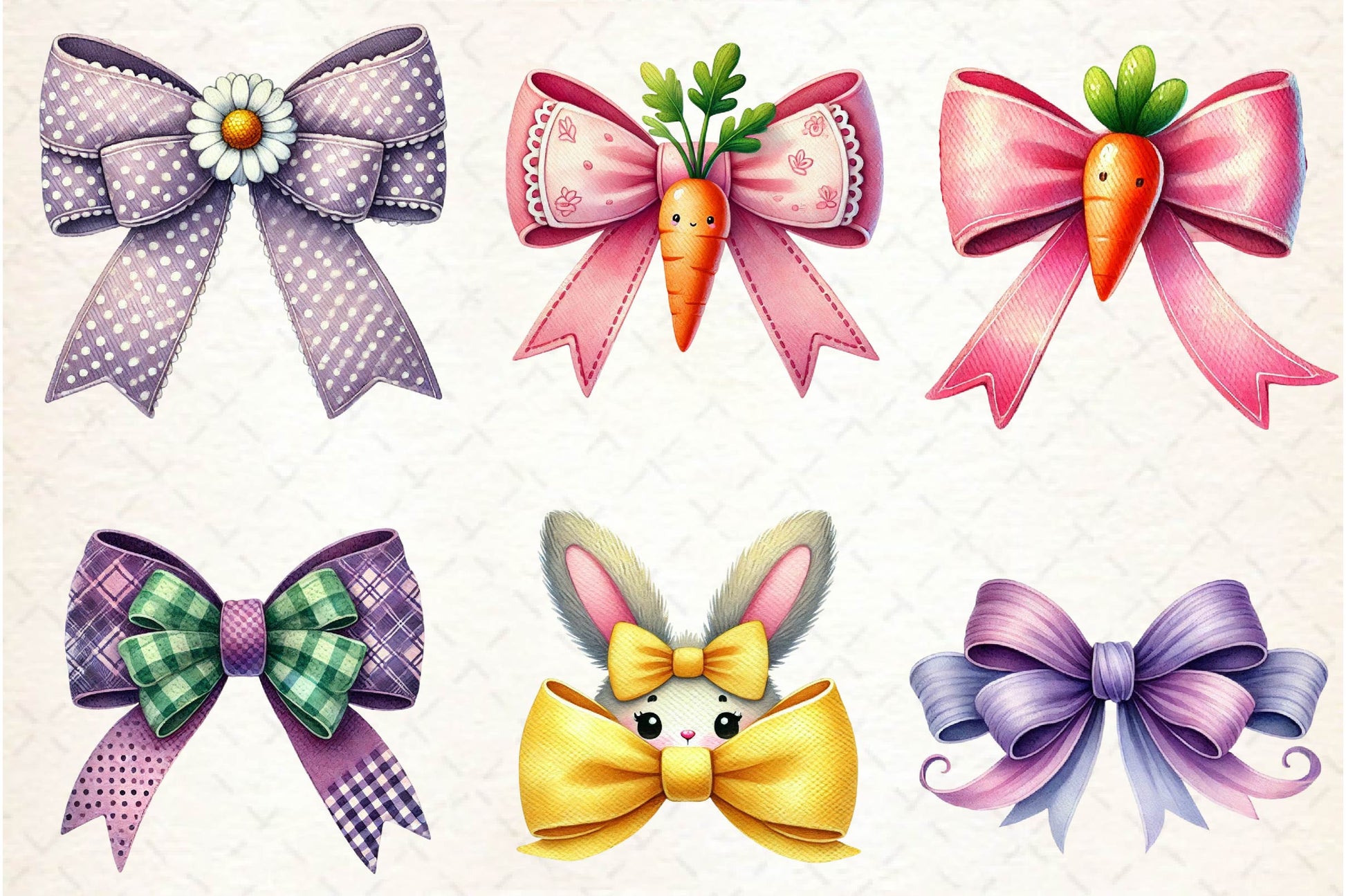 Easter Bow Clipart Bundle 1 - CraftNest - Digital Crafting and Art