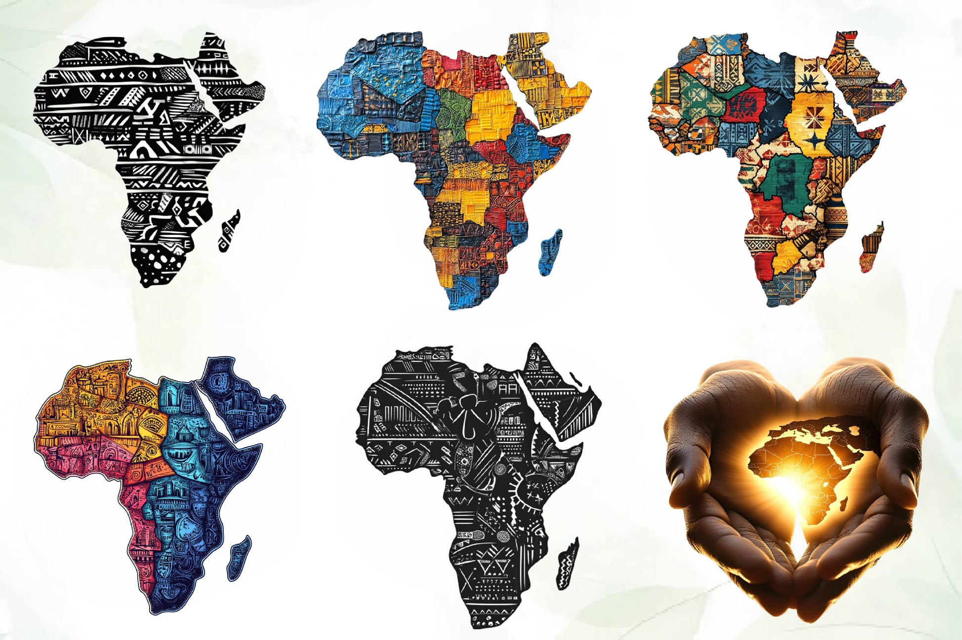 Black Month Map Clipart Bundle - CraftNest - Digital Crafting and Art