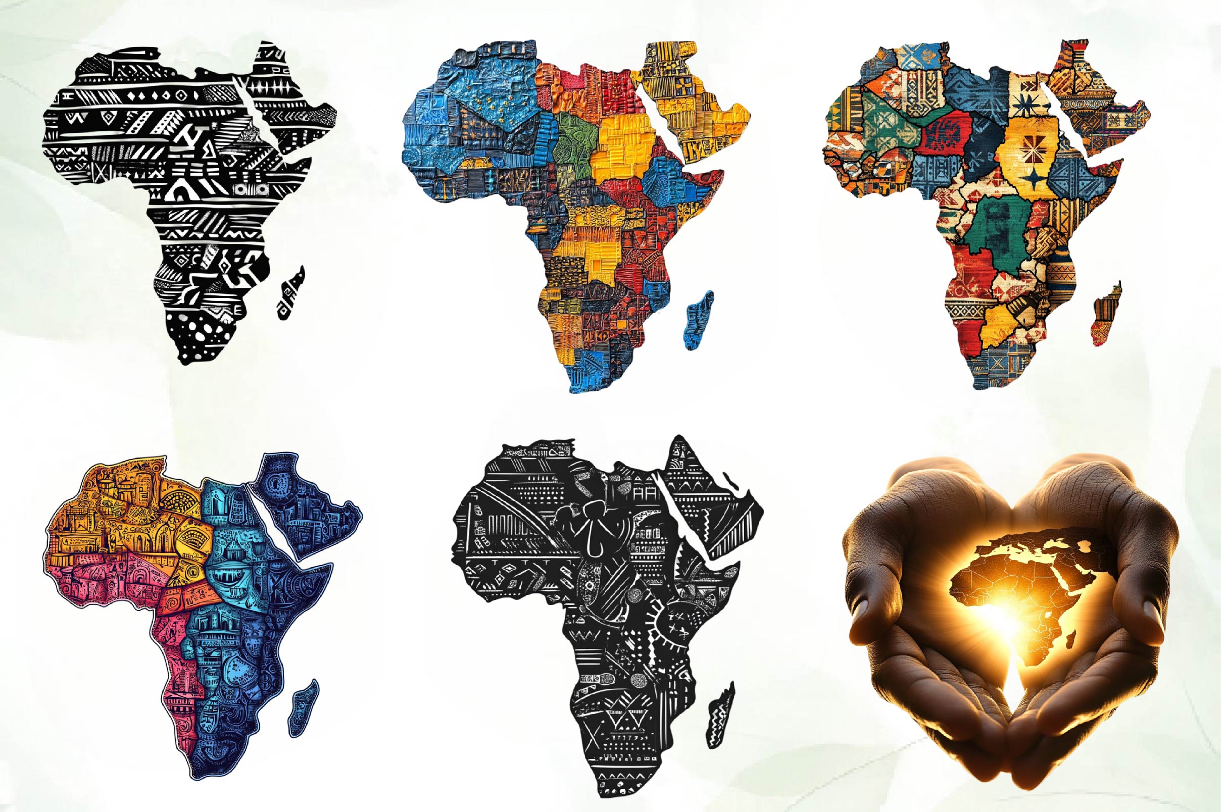 Black Month Map Clipart Bundle - CraftNest - Digital Crafting and Art