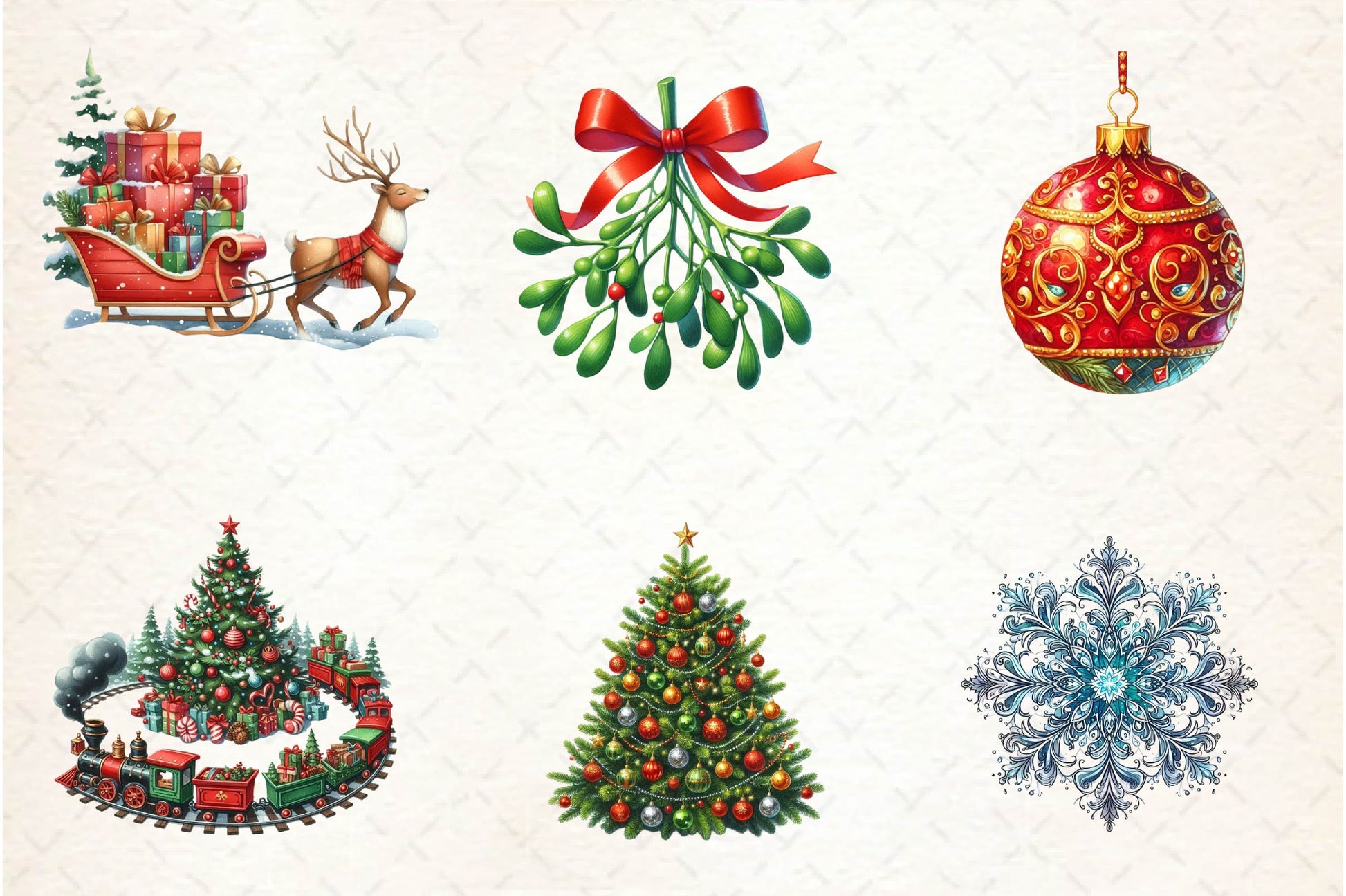Classic Christmas Clipart Bundle - CraftNest - Digital Crafting and Art