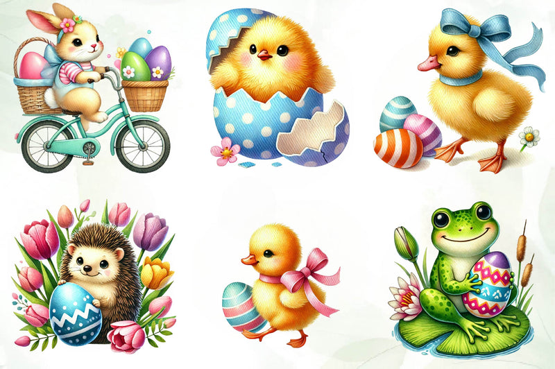 Beautiful Easter Clipart Bundle - CraftNest - Digital Crafting and Art