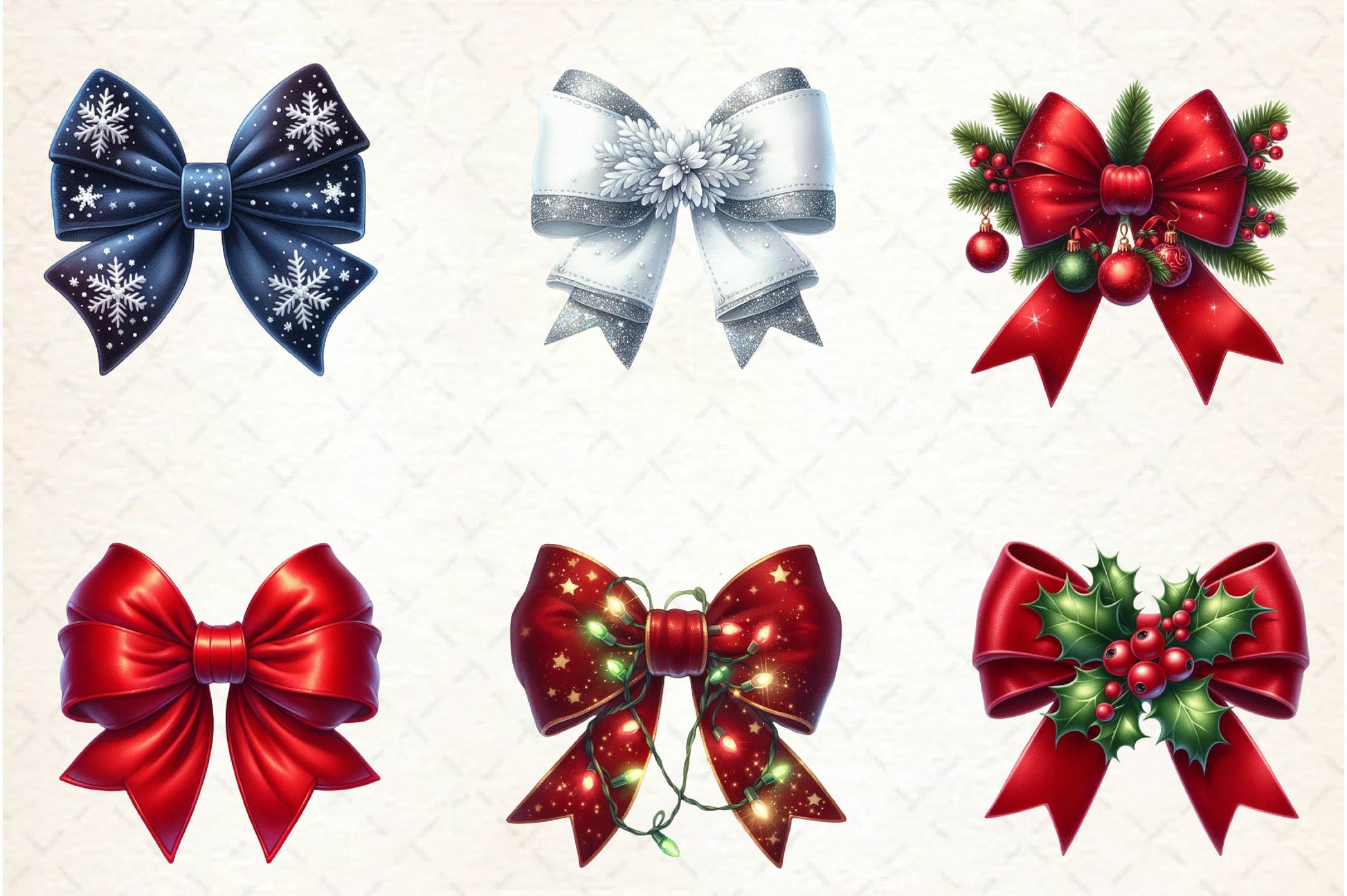 Velvet Bows Clipart Bundle - CraftNest - Digital Crafting and Art