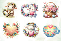 Easter Hearts Clipart Bundle - CraftNest - Digital Crafting and Art