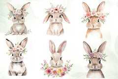 Easter Bunny Easter Clipart Bundle 1 - CraftNest - Digital Crafting and Art