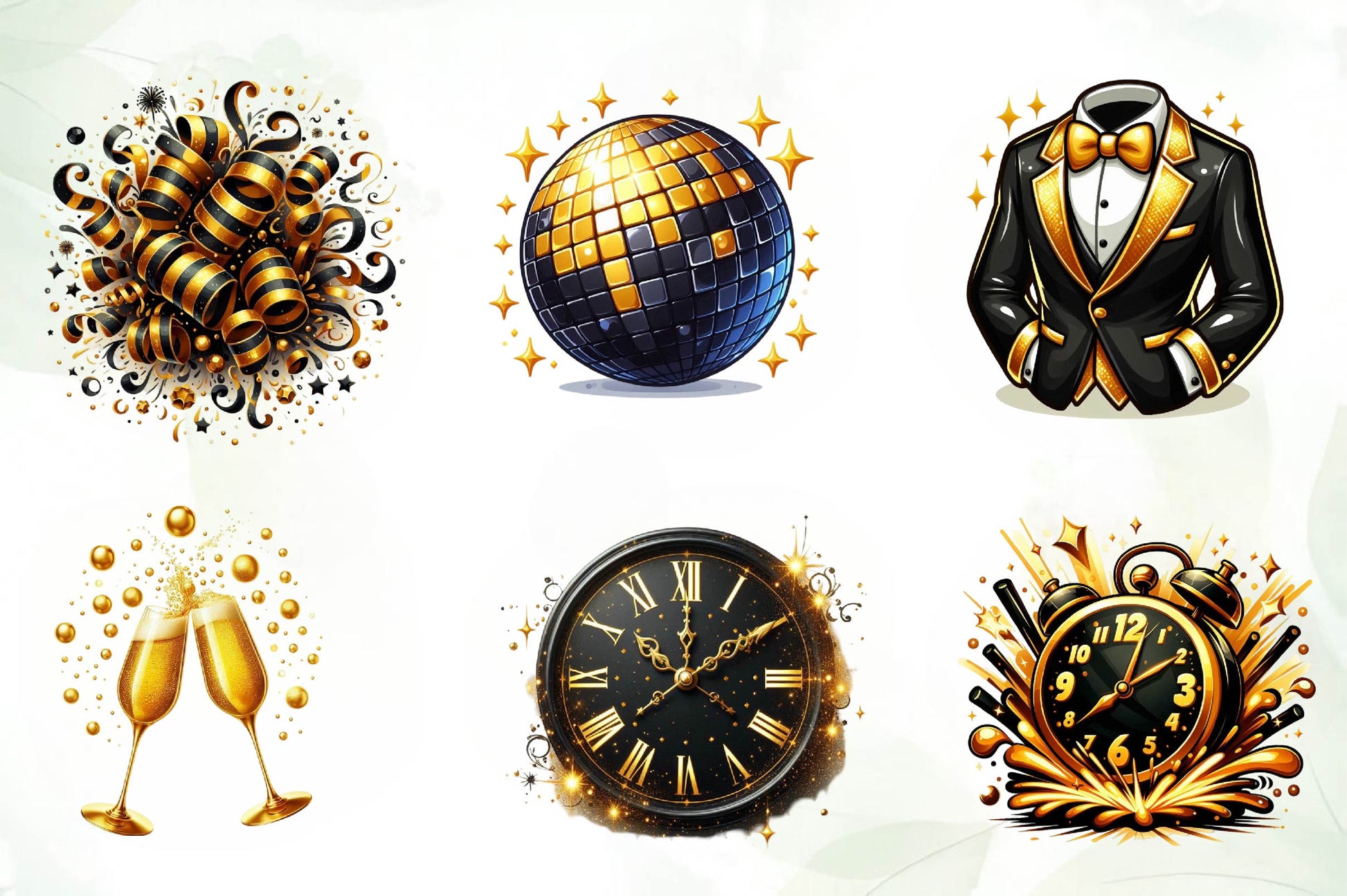 New Year Clipart Bundle - CraftNest - Digital Crafting and Art