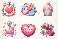 Coquette Valentine Clipart Bundle - CraftNest - Digital Crafting and Art