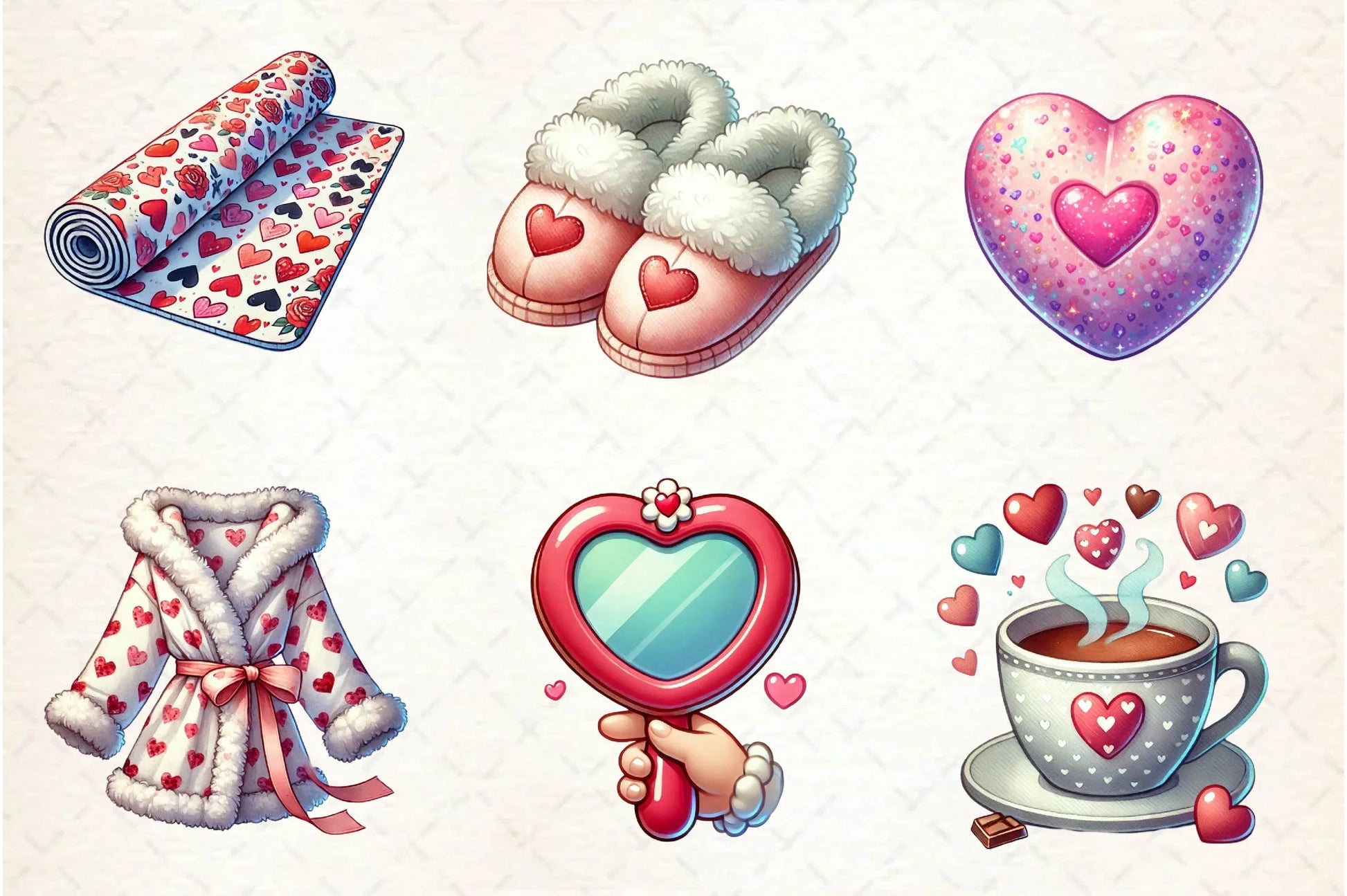 Valentine Self Care Clipart Bundle - CraftNest - Digital Crafting and Art