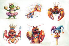 Funny Mardi Gras Clipart Bundle - CraftNest - Digital Crafting and Art