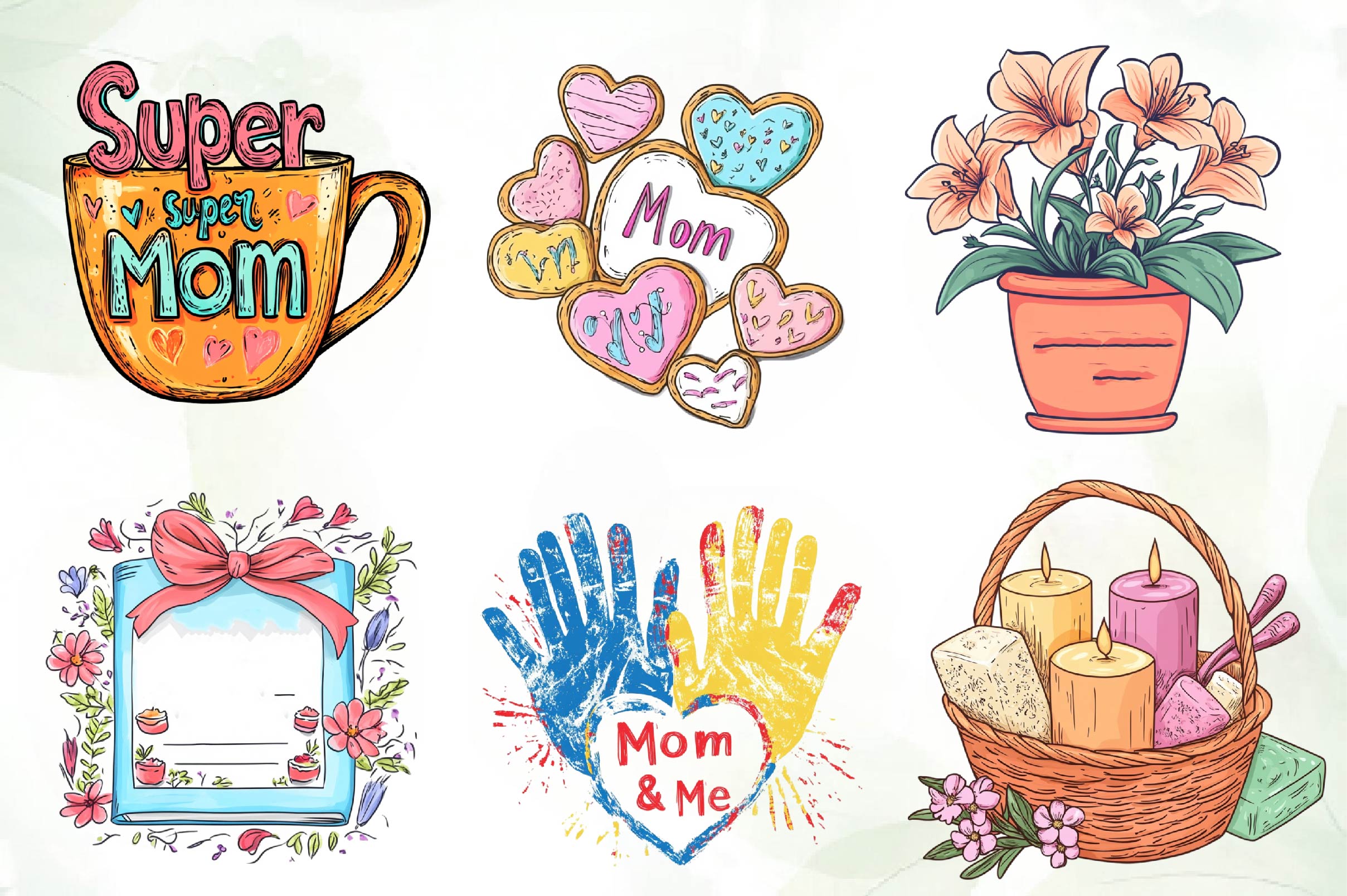 Charming Mothers Day Gift Clipart Bundle - CraftNest - Digital Crafting and Art