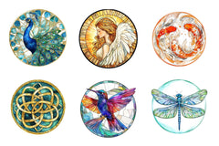 Stained Glass Clipart Bundle - CraftNest - Digital Crafting and Art