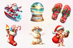 Summer Christmas Clipart Bundle - CraftNest - Digital Crafting and Art