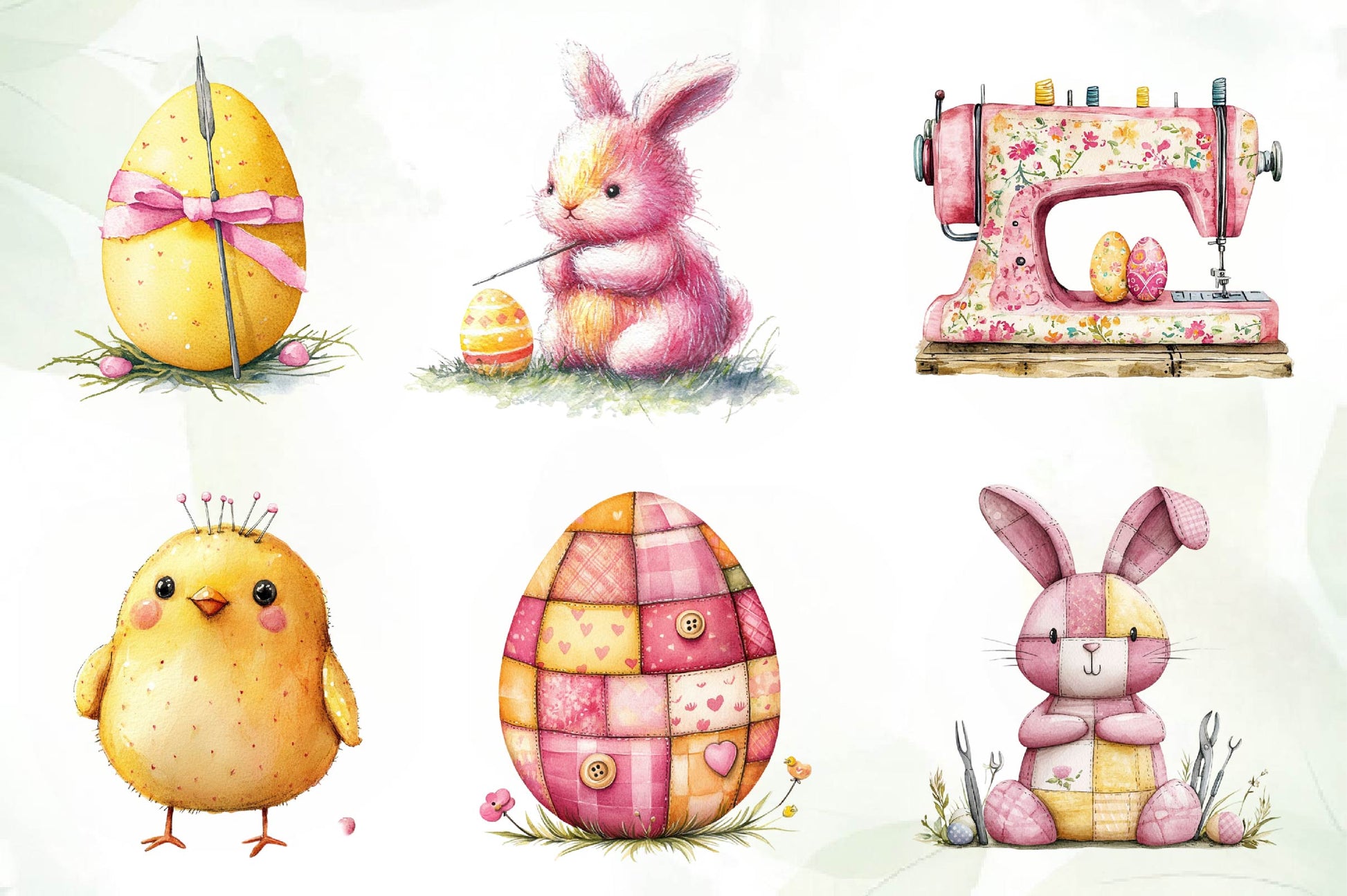 Easter Sewing Clipart Bundle - CraftNest - Digital Crafting and Art