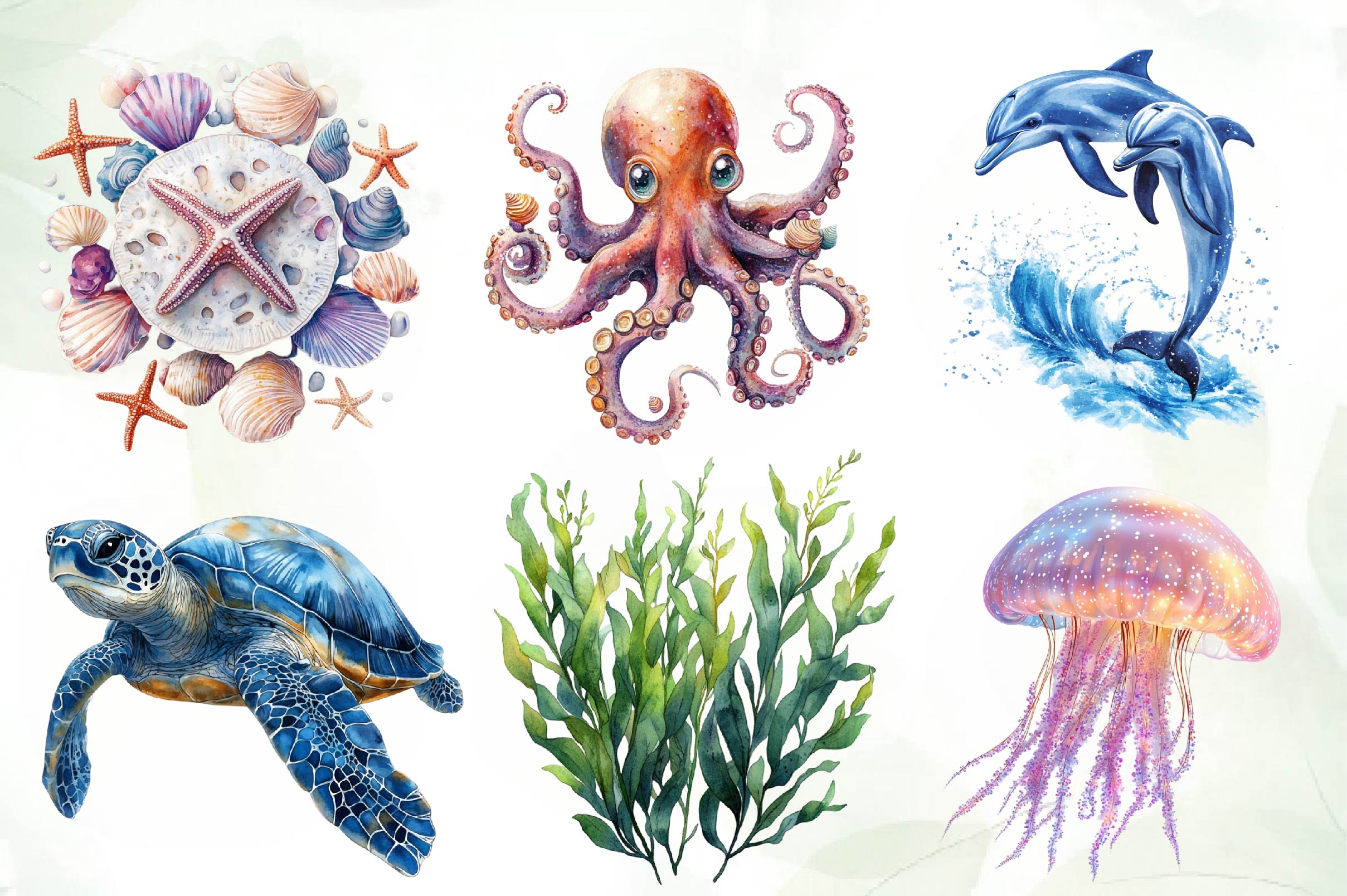 Underwater Collection Clipart Bundle - CraftNest - Digital Crafting and Art