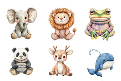Knitted Plush Baby Animals Clipart Bundle - CraftNest - Digital Crafting and Art