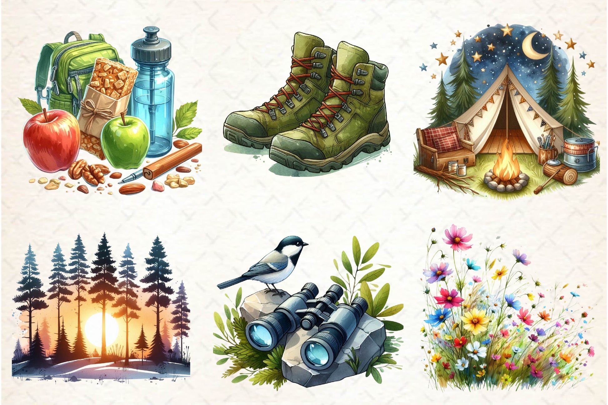 Outdoor Adventure Clipart Bundle - CraftNest - Digital Crafting and Art