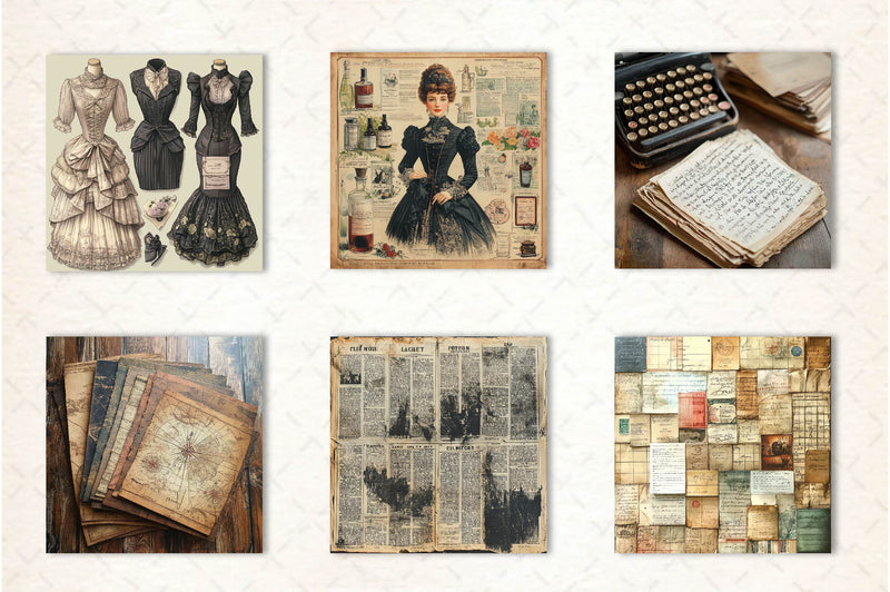 Vintage Ephemera Junk Journals - CraftNest - Digital Crafting and Art
