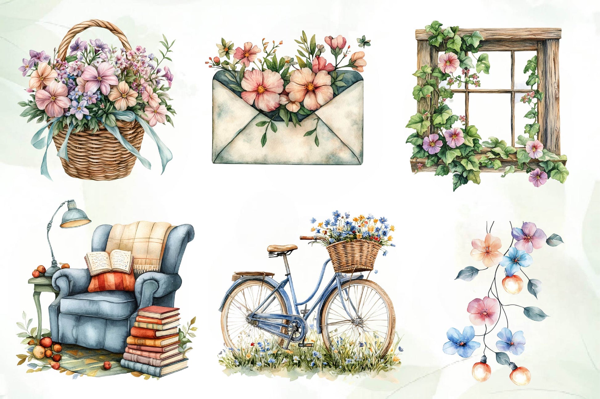 Spring Laundry Clipart Bundle - CraftNest - Digital Crafting and Art