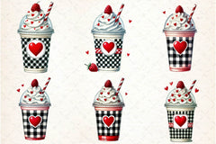 Valentine Day Coffee Clipart Bundle - CraftNest - Digital Crafting and Art